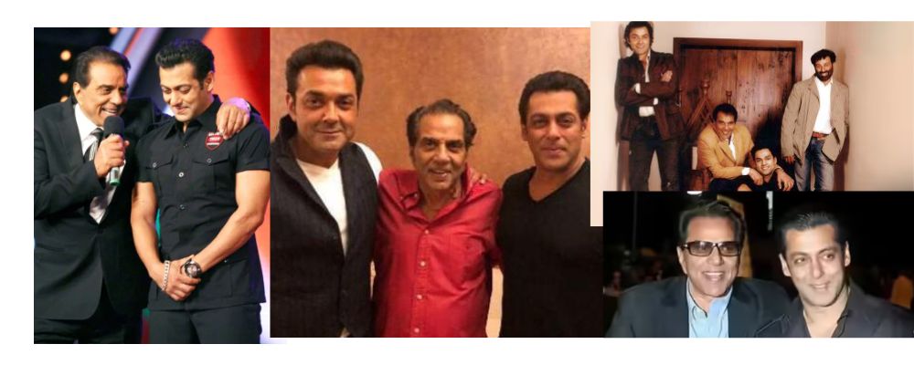 सलमान खान सोबत धर्मेंद्र जी