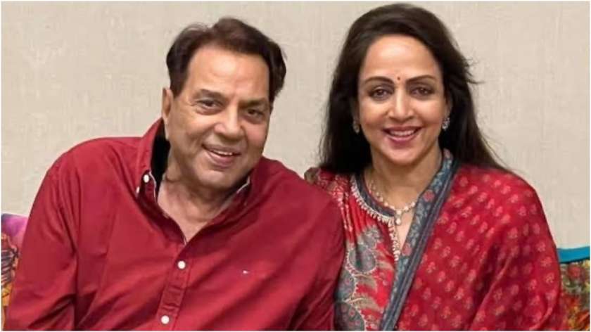 dharmendra ji with his wife, Hema malini ji